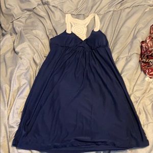 Blue summer dress